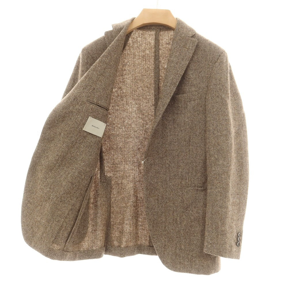 【中古】ボリオリ BOGLIOLI DOVER ウール カジュアルジャケット ブラウン【 48 】【 状態ランクB 】【 メンズ 】