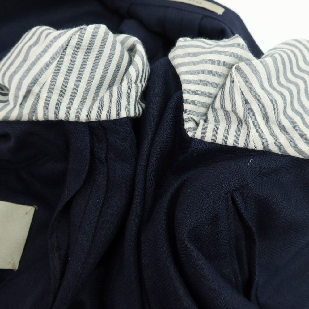 【中古】ボリオリ BOGLIOLI DOVER シルク 3B テーラードジャケット ネイビー【 48 】【 状態ランクC 】【 メンズ 】