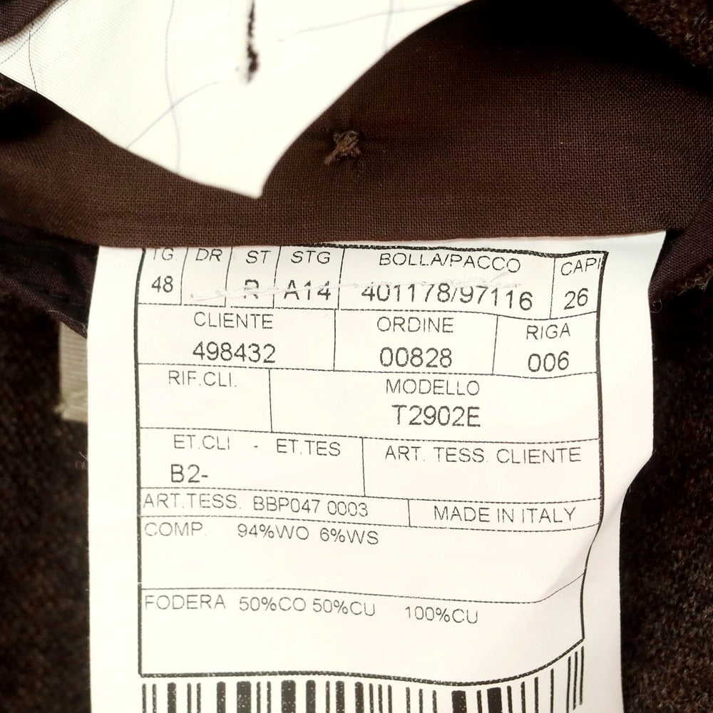 【中古】ボリオリ BOGLIOLI DOVER ウール テーラードジャケット ブラウン【 48 】【 状態ランクC 】【 メンズ 】