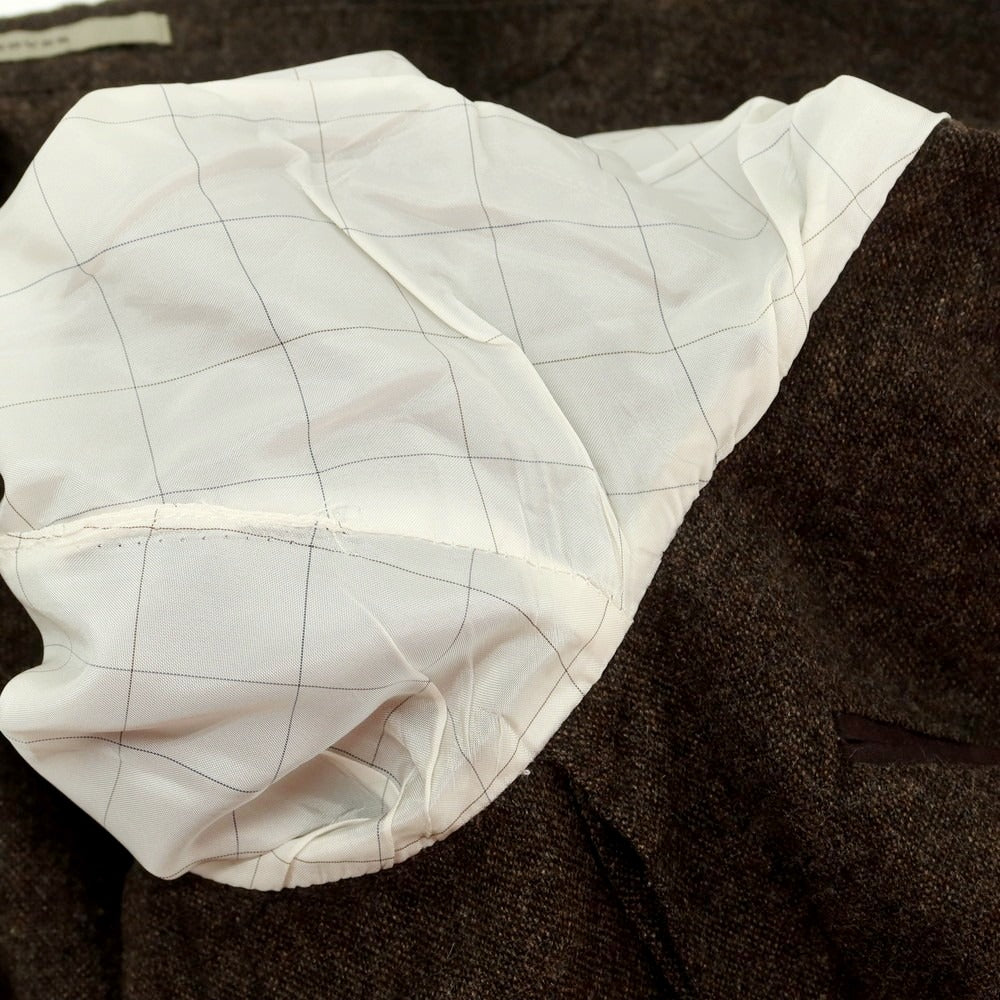 【中古】ボリオリ BOGLIOLI DOVER ウール テーラードジャケット ブラウン【 48 】【 状態ランクC 】【 メンズ 】