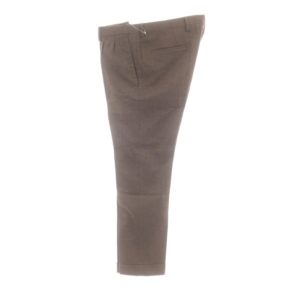 【中古】ジェルマーノ GERMANO ストレッチウール ドレススラックスパンツ ブラウン系【 48 】【 状態ランクB 】【 メンズ 】