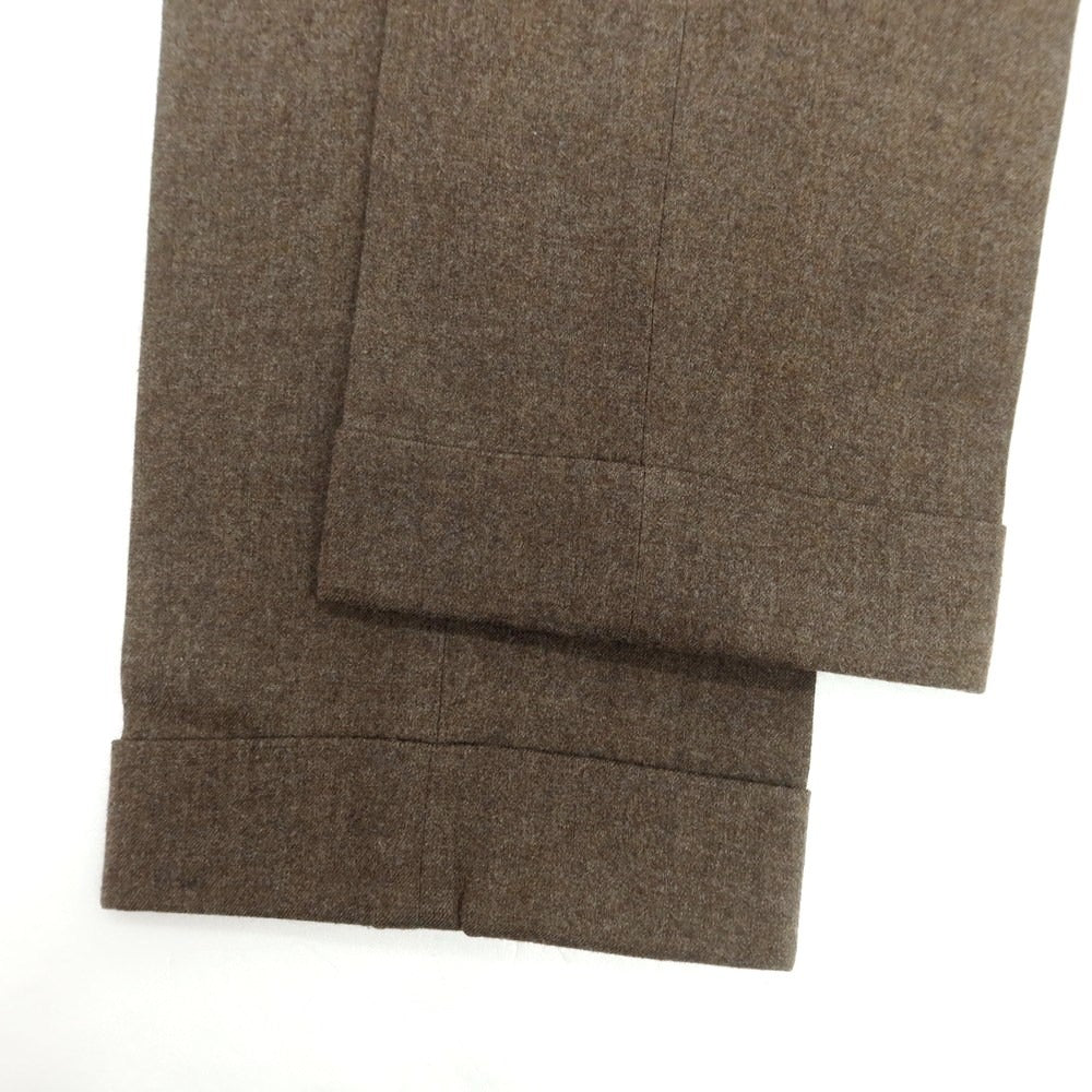 【中古】ジェルマーノ GERMANO ストレッチウール ドレススラックスパンツ ブラウン系【 48 】【 状態ランクB 】【 メンズ 】