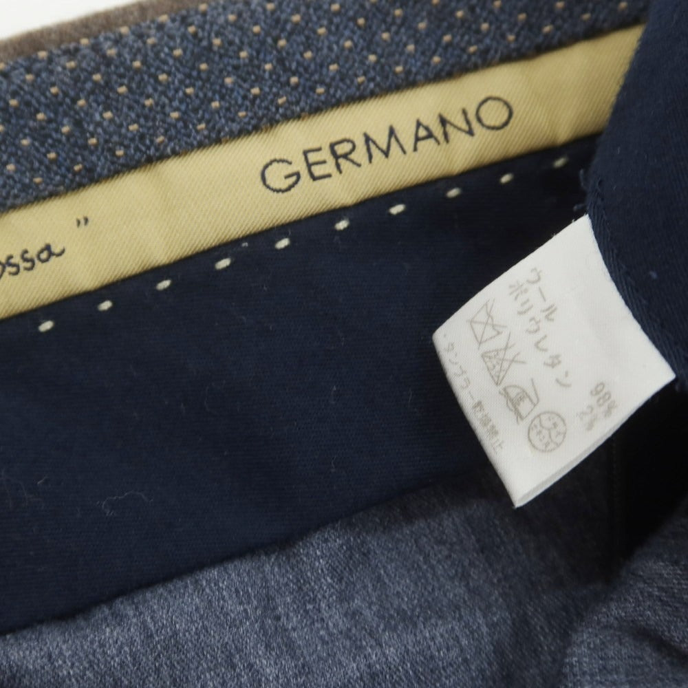 【中古】ジェルマーノ GERMANO ストレッチウール ドレススラックスパンツ ブラウン系【 48 】【 状態ランクB 】【 メンズ 】