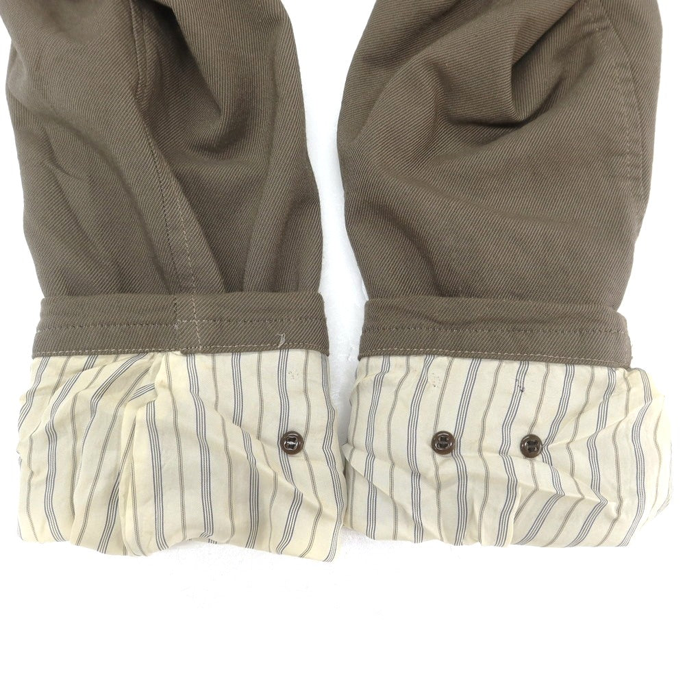 【中古】コムデギャルソンオム COMME des GARCONS HOMME ポリエステル ワークジャケット グレージュ【 S 】【 状態ランクC 】【 メンズ 】