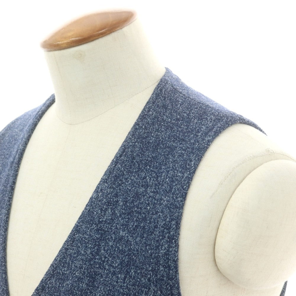 【中古】ラルディーニ LARDINI ウールナイロン カジュアル系ジレ ネイビー【 46 】【 状態ランクD 】【 メンズ 】