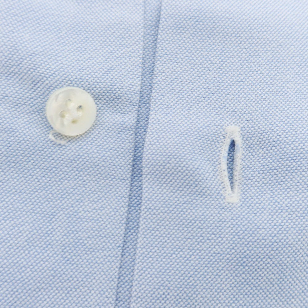 【中古】バルバ BARBA コットン ラウンドカラー カジュアルシャツ ライトブルー【 38 】【 状態ランクB 】【 メンズ 】