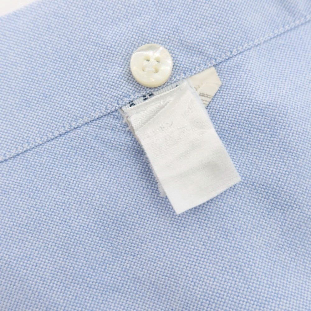 【中古】バルバ BARBA コットン ラウンドカラー カジュアルシャツ ライトブルー【 38 】【 状態ランクB 】【 メンズ 】