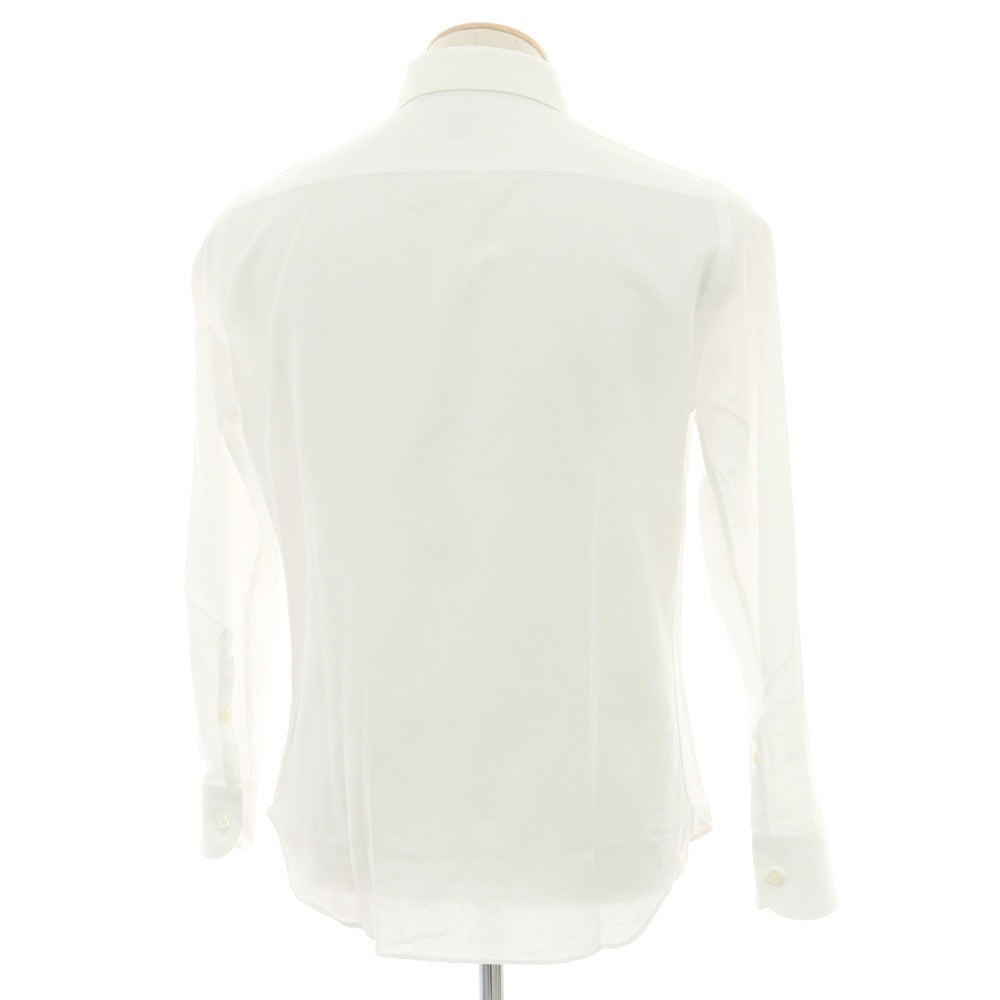 【中古】チット CIT LUXURY コットン ワイドカラー ドレスシャツ ホワイト【 38 】【 状態ランクB 】【 メンズ 】