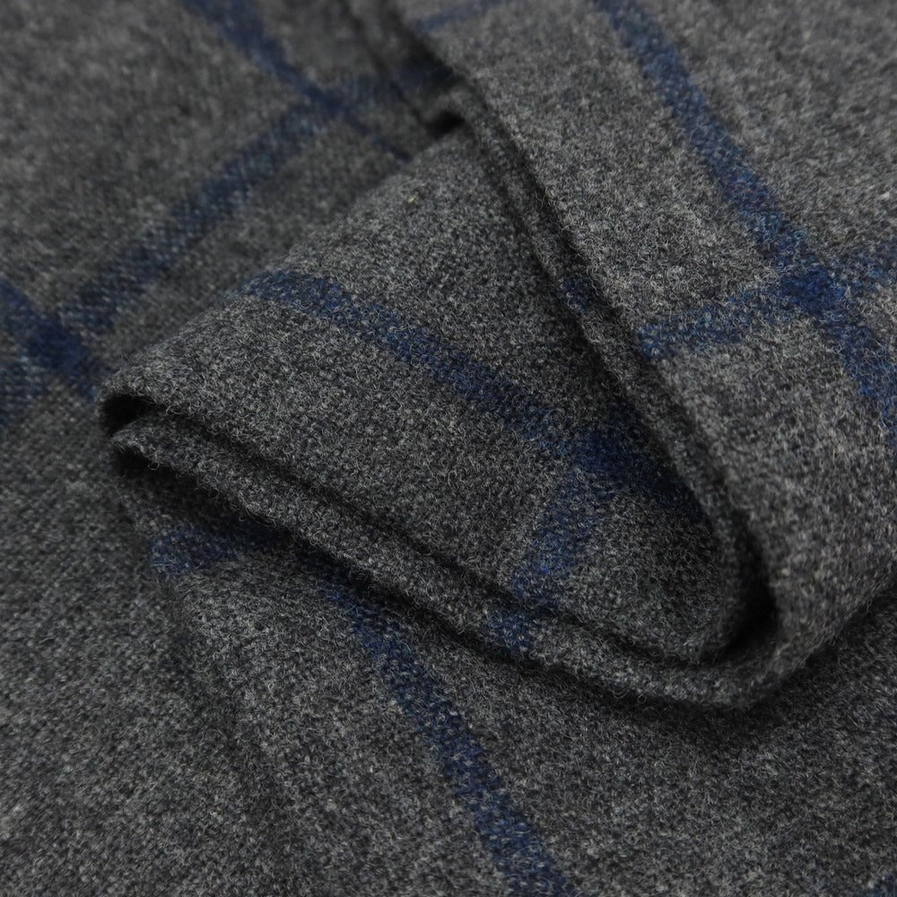 【中古】ジーティーアー G.T.A ウール チェック ドレススラックスパンツ ダークグレーxネイビー【 46 】【 状態ランクB 】【 メンズ 】