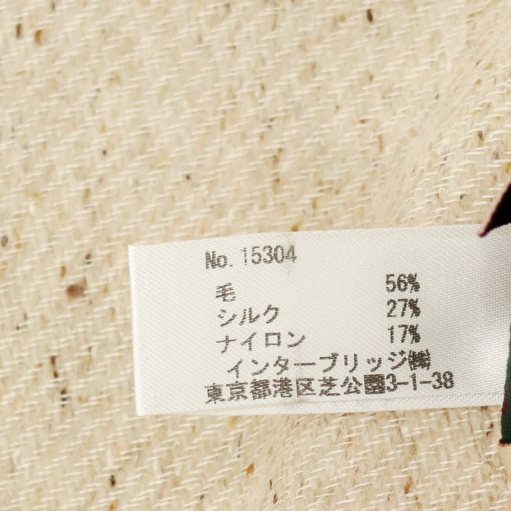 【中古】アーディーアンドシー AD&C 1956 ウールシルク ポケットチーフ ベージュ【 状態ランクB 】【 メンズ 】