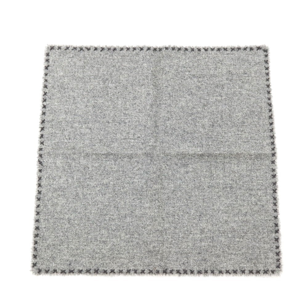 【中古】ジョバンニ イングレーゼ Giovanni Inglese ウール ポケットチーフ グレー【 状態ランクA 】【 メンズ 】