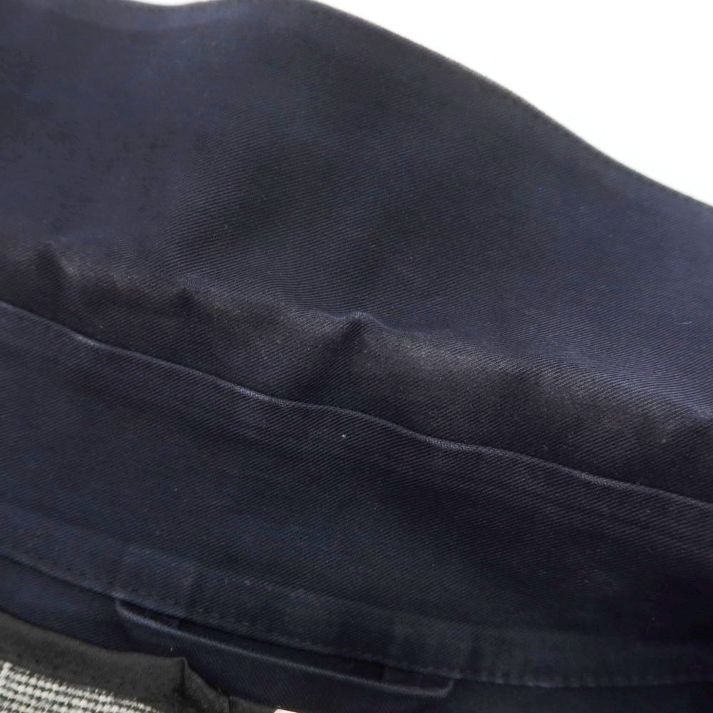 【中古】マッキントッシュ Mackintosh ゴム引き コットン ダブルブレストコート ネイビー【 38 】【 状態ランクD 】【 メンズ 】