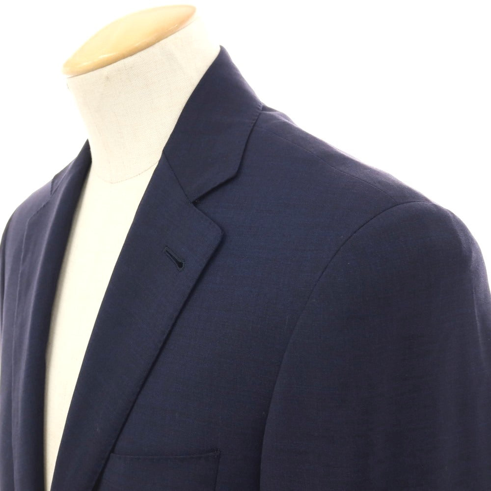 【中古】カナーリ CANALI Kei ウール 2つボタンスーツ ネイビー【サイズ表記なし(M位)】【 状態ランクC 】【 メンズ 】