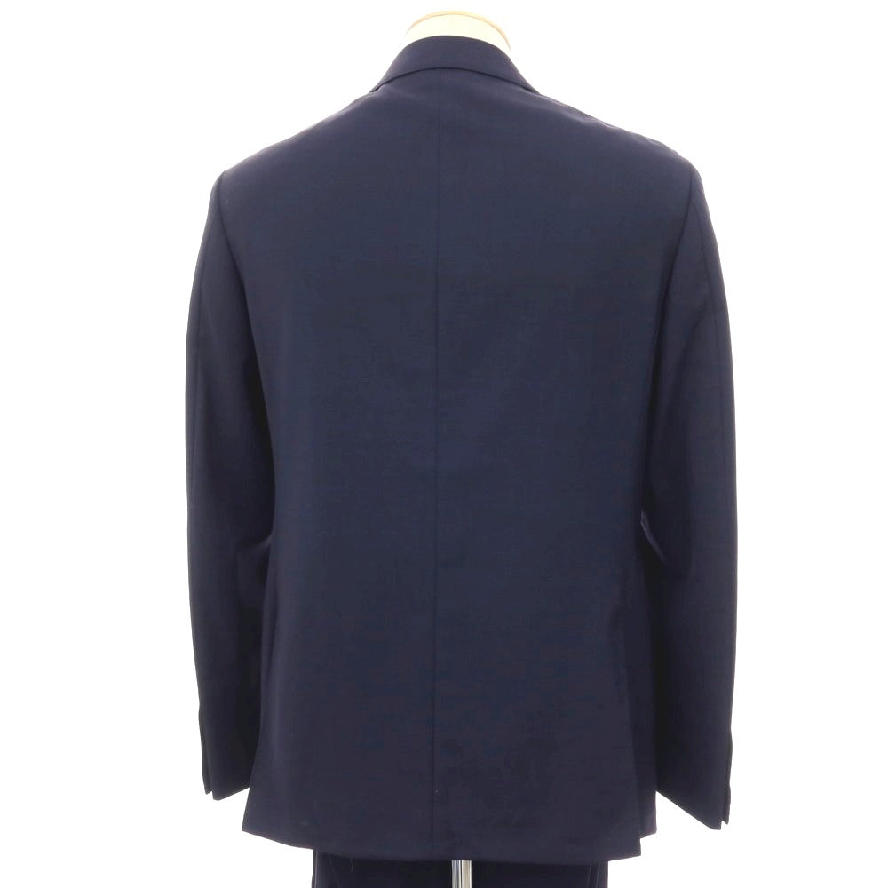 【中古】カナーリ CANALI Kei ウール 2つボタンスーツ ネイビー【サイズ表記なし(M位)】【 状態ランクC 】【 メンズ 】