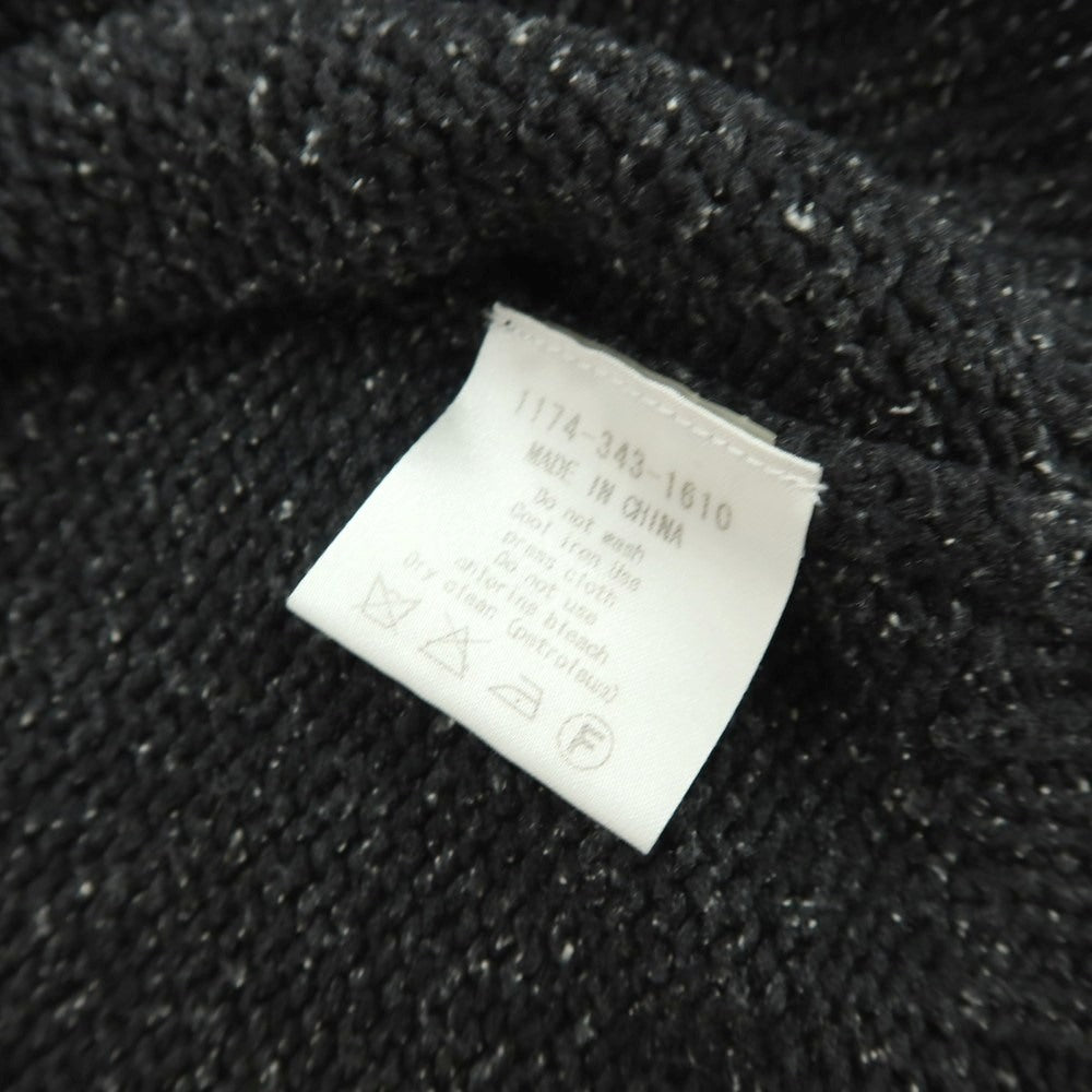 【中古】ティーバイアレクサンダーワン T by ALEXANDER WANG シルクコットン プルオーバー ニットパーカー チャコールグレー【サイズXS】【 状態ランクB 】【 メンズ 】