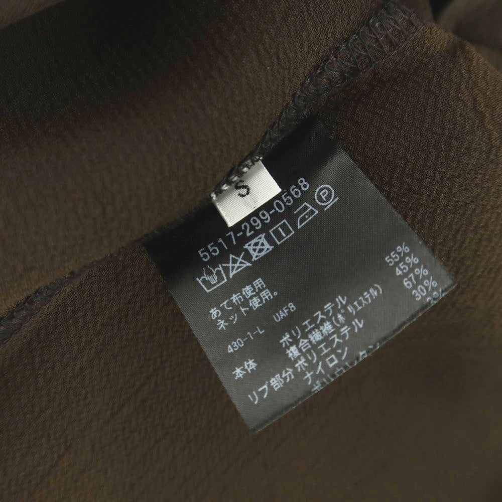 【中古】ユナイテッドアローズ アンド サンズ UNITED ARROWS & SONS by DAISUKE OBANA ポリエステル クルーネック ポケット 半袖Tシャツ ダークオリーブブラウン【サイズS】【 状態ランクB 】【 メンズ 】