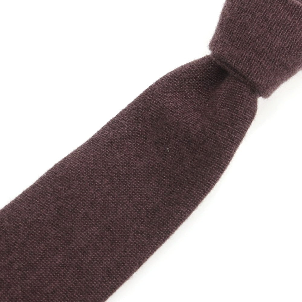 【中古】フィオリオ FIORIO UNITED ARROWS別注 ウール 無地ネクタイ パープル系【 状態ランクB 】【 メンズ 】