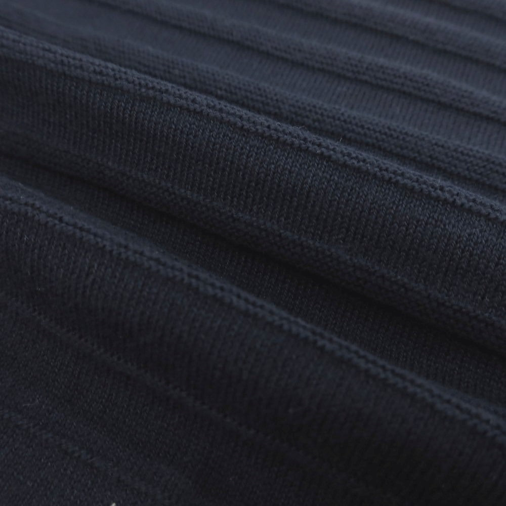 【中古】ジョンスメドレー JOHN SMEDLEY シーアイランドコットン 半袖 ポロニット ネイビー【サイズL】【 状態ランクB 】【 メンズ 】