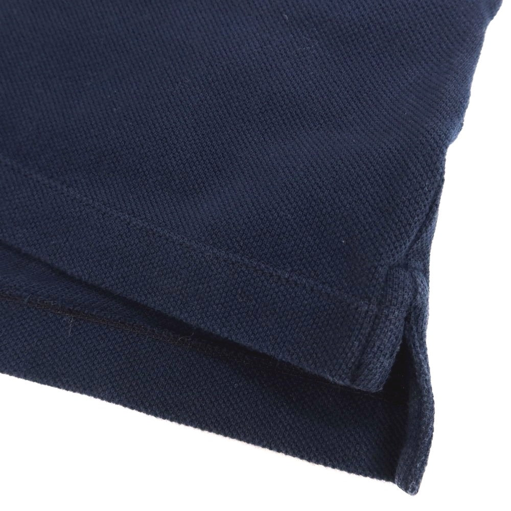 【中古】クルチアーニ CRUCIANI 鹿の子調コットン 半袖ポロシャツ ネイビー【サイズ50】【 状態ランクB 】【 メンズ 】
