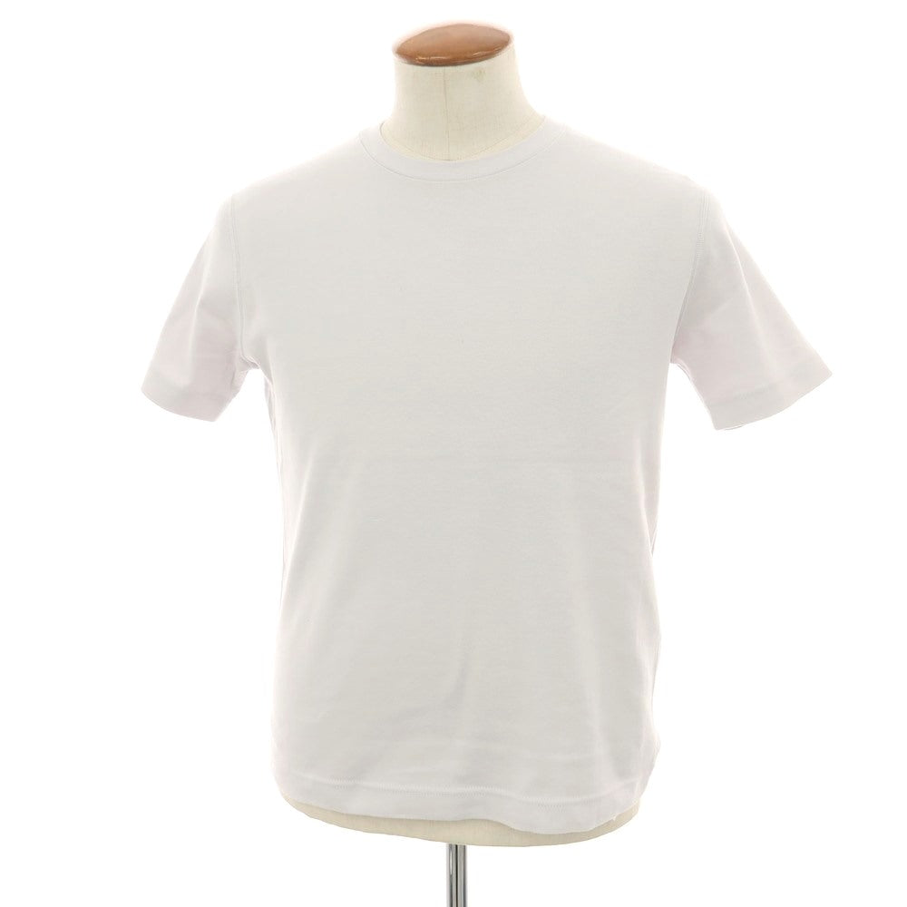 【中古】スリードッツ three dots コットン クルーネック 半袖Tシャツ ライトグレー【サイズM】【 状態ランクB 】【 メンズ 】