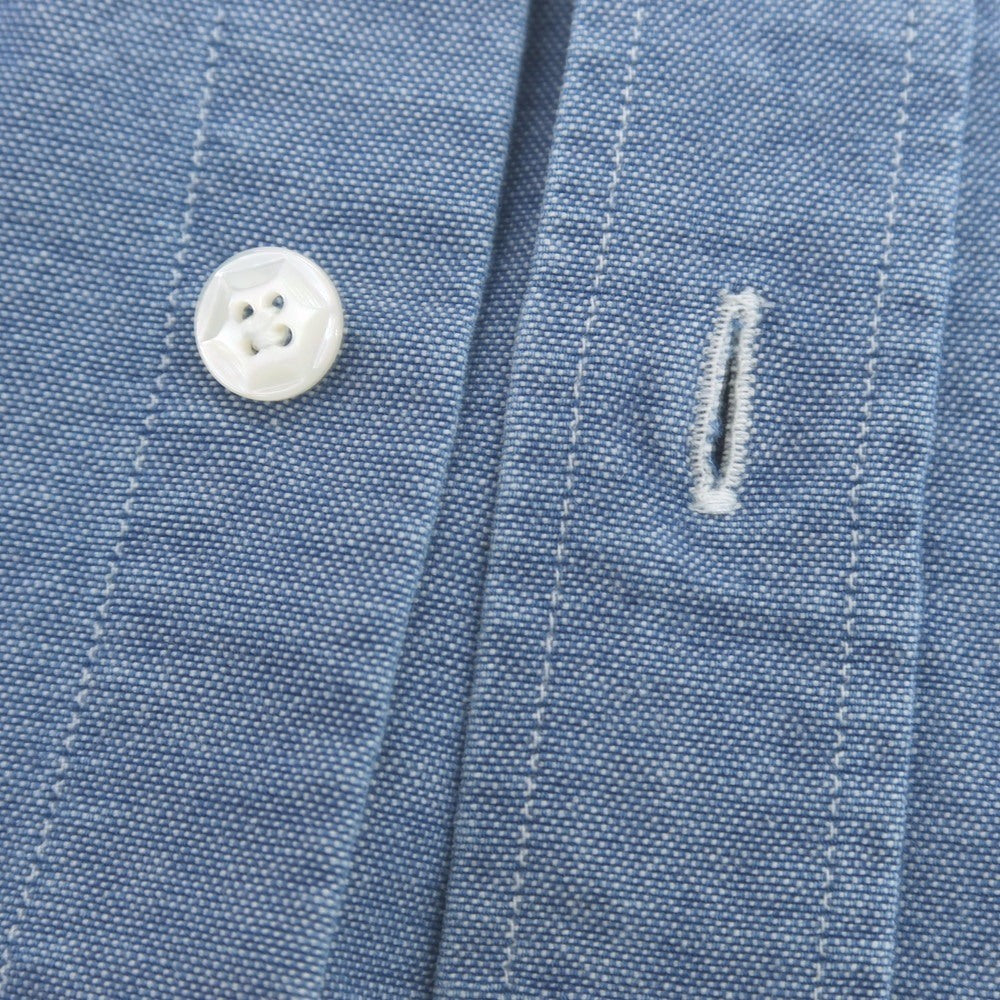 【中古】バルバ ダンディライフ BARBA DANDY LIFE コットン ワイドカラー カジュアルシャツ ライトブルー【 40 】【 状態ランクC 】【 メンズ 】