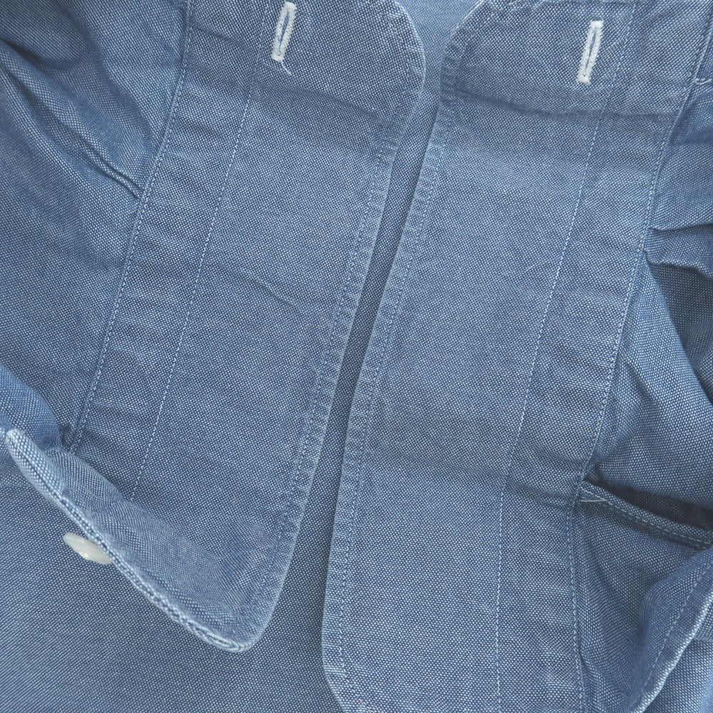 【中古】バルバ ダンディライフ BARBA DANDY LIFE コットン ワイドカラー カジュアルシャツ ライトブルー【 40 】【 状態ランクC 】【 メンズ 】