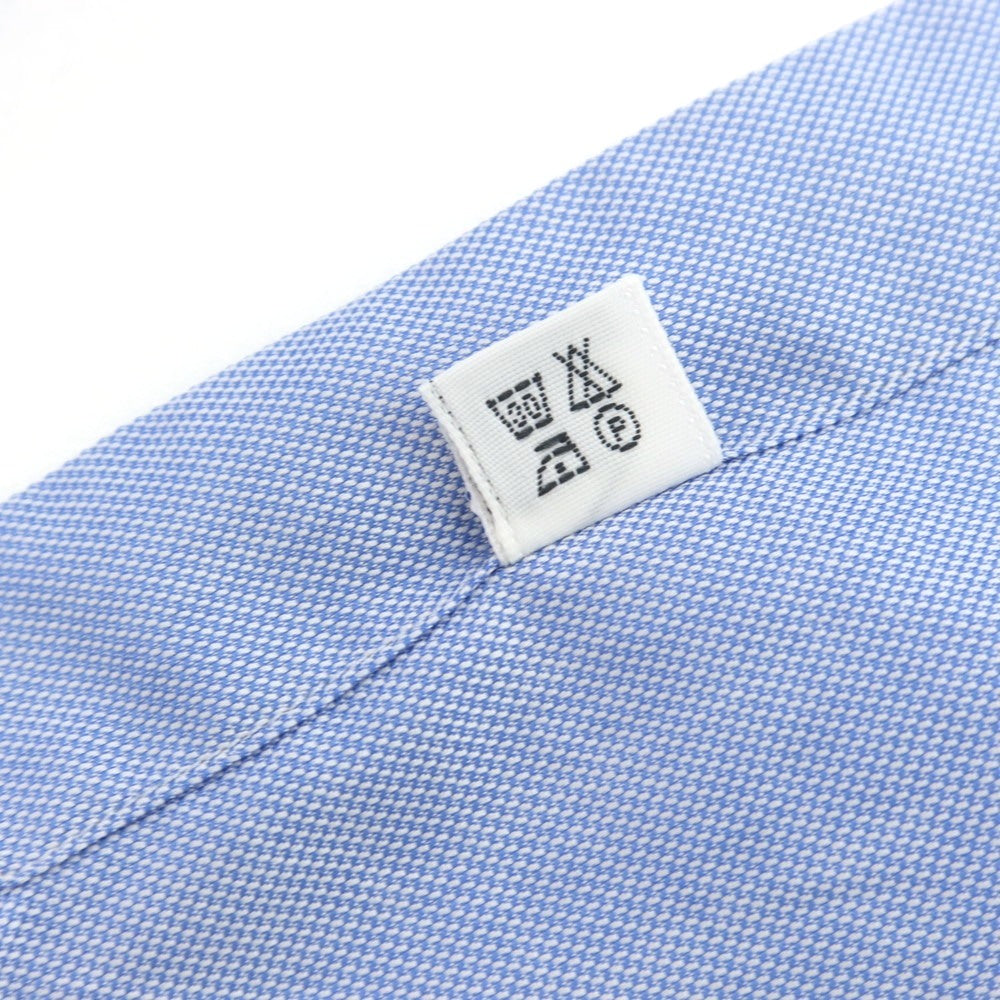 【中古】フィナモレ Finamore コットン ワイドカラー ドレスシャツ ライトブルー【 40 】【 状態ランクB 】【 メンズ 】