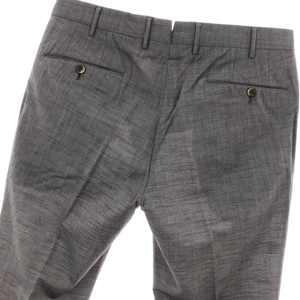 【中古】ピーティーゼロウーノ PT01 ウールコットン ドレススラックスパンツ グレー【サイズ50】【 状態ランクB 】【 メンズ 】