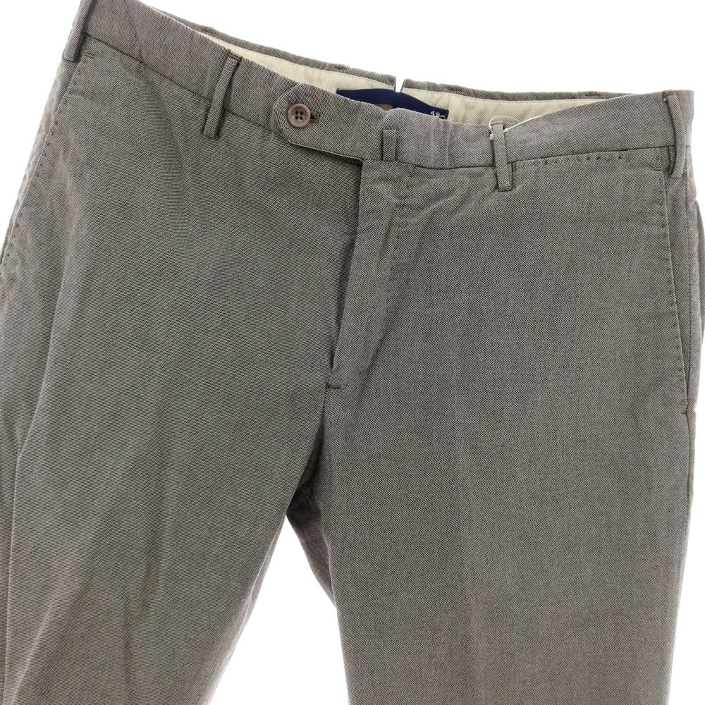 【中古】インコテックス INCOTEX ストレッチ コットン カジュアルスラックスパンツ ブラックxホワイト【サイズ48】【 状態ランクB 】【 メンズ 】