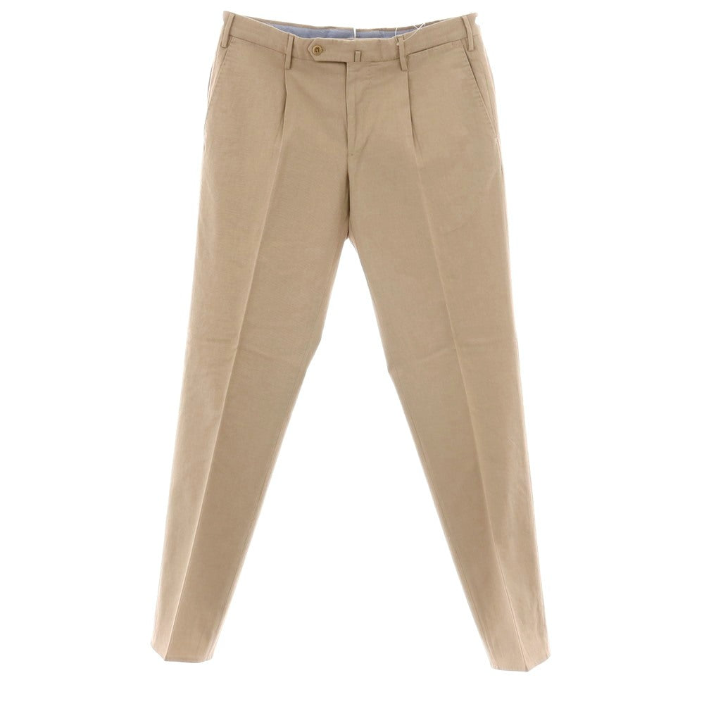 【中古】インコテックス INCOTEX ストレッチ アイスコットン カジュアルスラックスパンツ ベージュ【サイズ48】【 状態ランクB 】【 メンズ 】