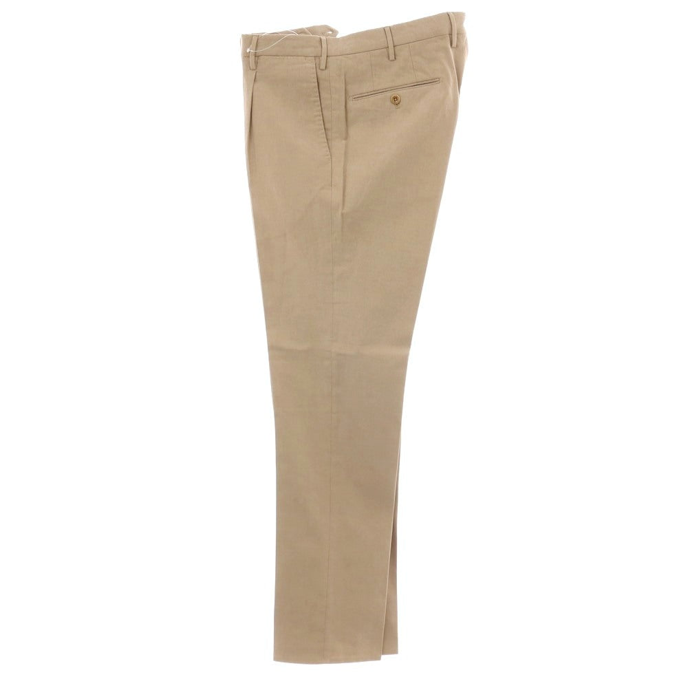 【中古】インコテックス INCOTEX ストレッチ アイスコットン カジュアルスラックスパンツ ベージュ【サイズ48】【 状態ランクB 】【 メンズ 】