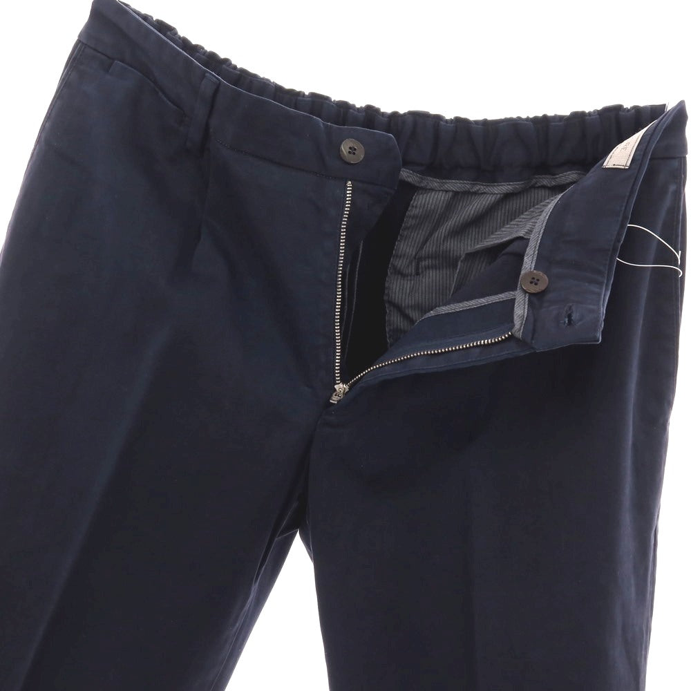 【中古】デヴォレ インチピット DEVORE Incipit ストレッチ コットン イージースラックスパンツ ネイビー【サイズ50】【 状態ランクB 】【 メンズ 】