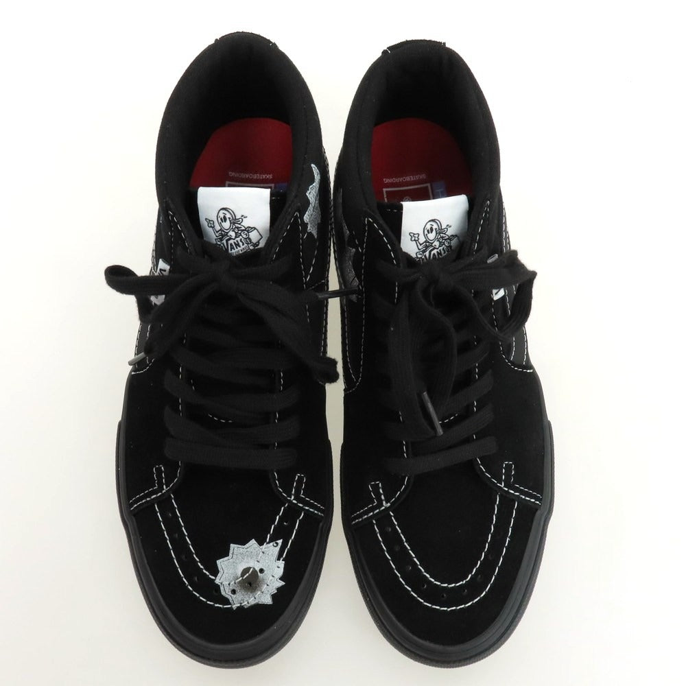 【中古】シュプリーム Supreme × Nate Lowman VANS 2025年春夏 Skate Grosso Mid スニーカー ブラック【 26.5 】【 状態ランクB 】【 メンズ 】