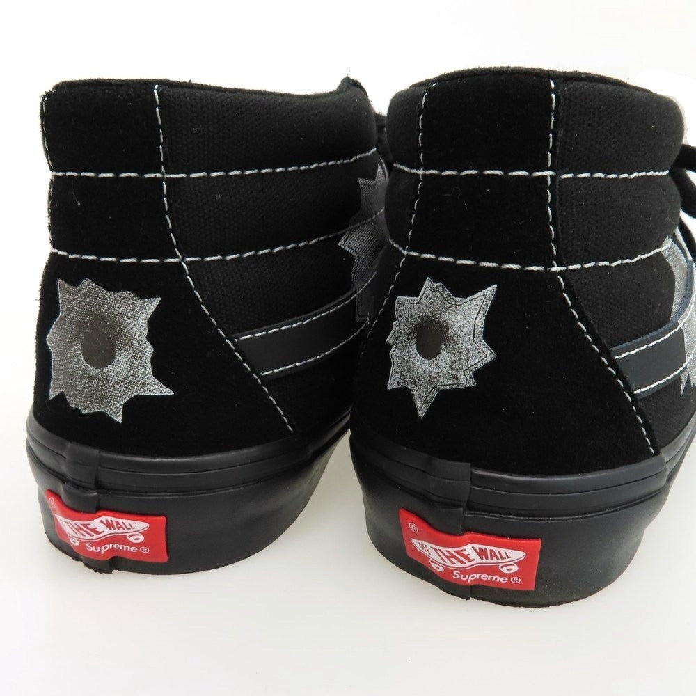 【中古】シュプリーム Supreme × Nate Lowman VANS 2025年春夏 Skate Grosso Mid スニーカー ブラック【 26.5 】【 状態ランクB 】【 メンズ 】