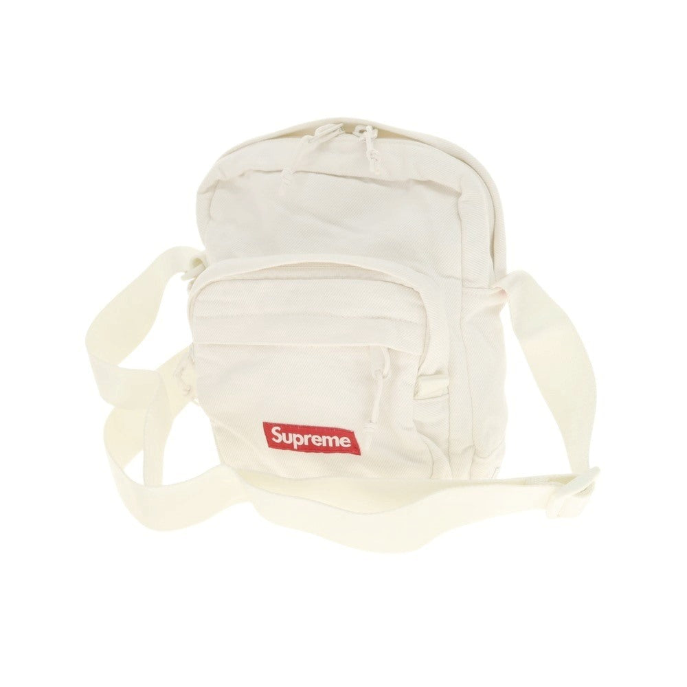 【中古】シュプリーム Supreme 2025年秋冬 Denim Shoulder Bag コットンナイロン ショルダーバッグ ホワイト【 状態ランクA 】【 メンズ 】