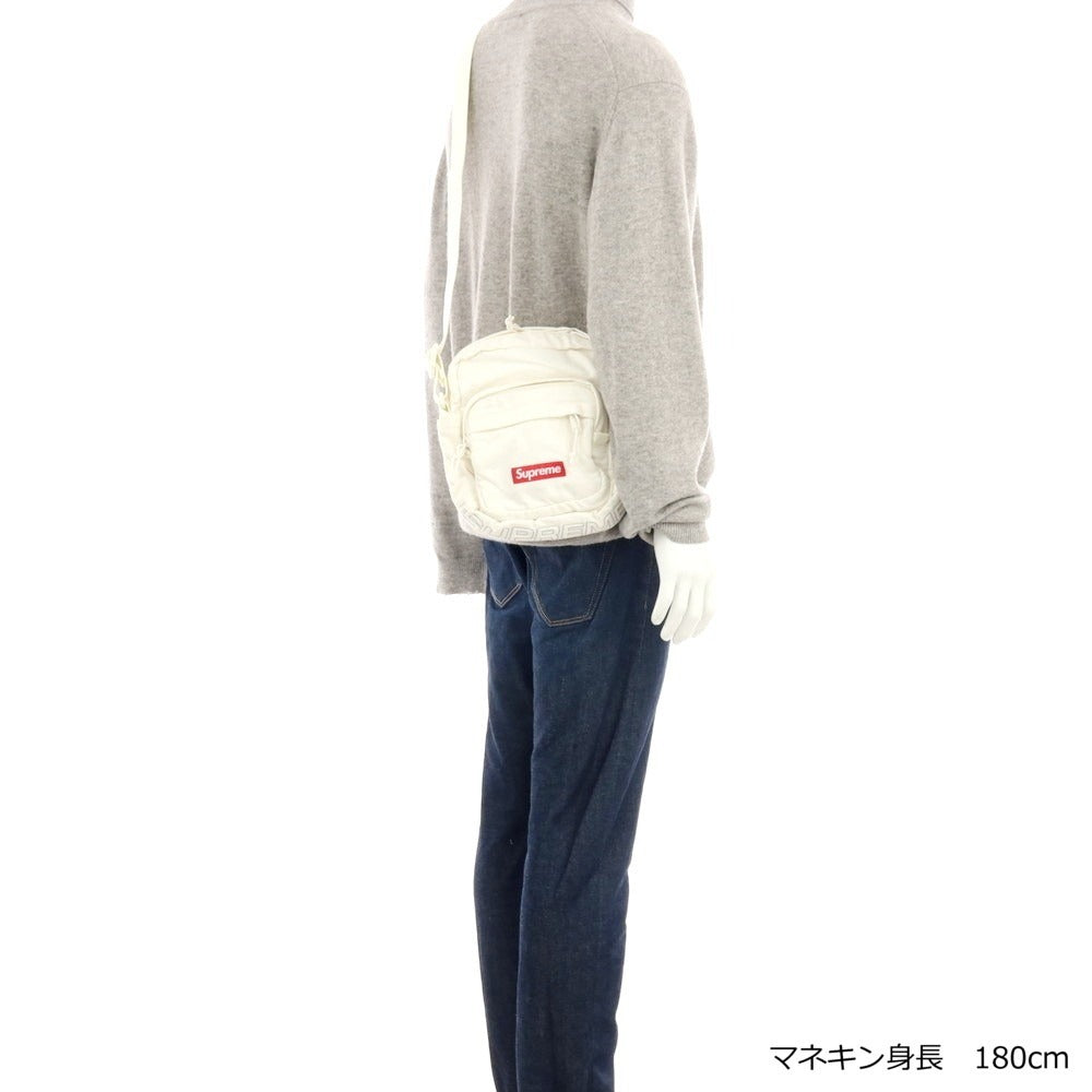 【中古】シュプリーム Supreme 2025年秋冬 Denim Shoulder Bag コットンナイロン ショルダーバッグ ホワイト【 状態ランクA 】【 メンズ 】