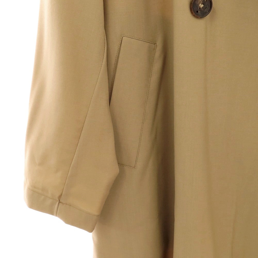 【中古】イーヴォ Hevo ウール ダブルブレストコート ベージュ【 46 】【 状態ランクA 】【 メンズ 】