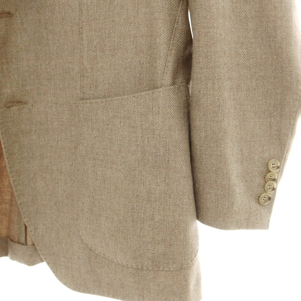 【中古】ジアーボ ガボ Gabo TOMORROWLAND別注 ストレッチ ウール 2B テーラードジャケット ベージュ【 48 Drop7 】【 状態ランクC 】【 メンズ 】