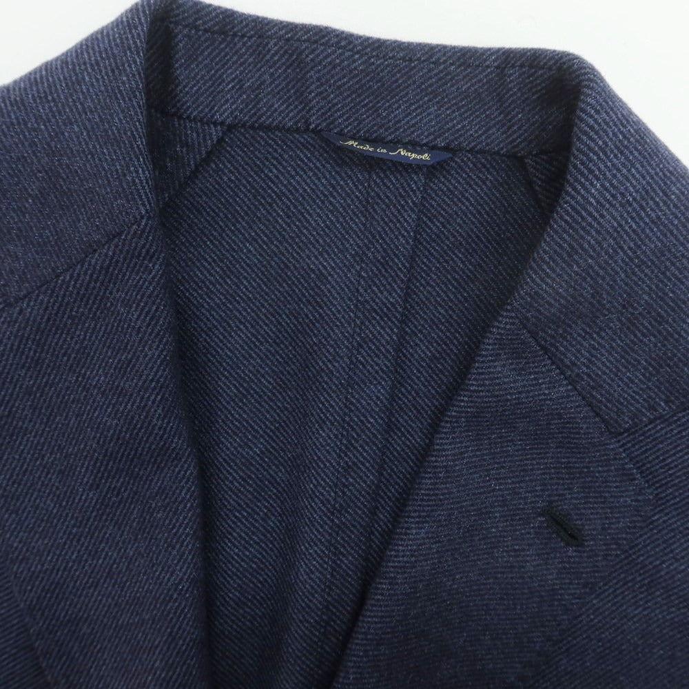 【中古】ジアーボ ガボ Gabo TOMORROWLAND別注 ストレッチウール テーラードジャケット ネイビー【 48 】【 状態ランクB 】【 メンズ 】