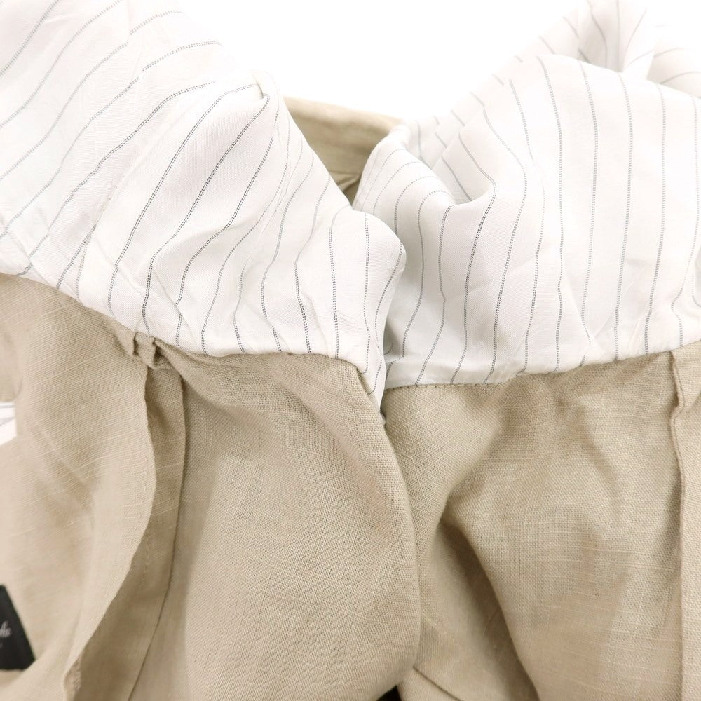 【中古】エリコフォルミコラ ERRICO FORMICOLA リネン 3B カジュアルジャケット ベージュ【 50 】【 状態ランクC 】【 メンズ 】