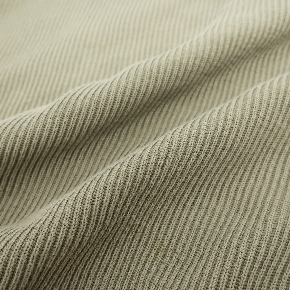 【中古】ブルネロクチネリ Brunello Cucinelli リブ編み ハイゲージ コットン ニット パーカー スモークグリーン【サイズ46】【 状態ランクC 】【 メンズ 】