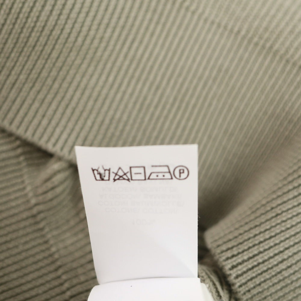 【中古】ブルネロクチネリ Brunello Cucinelli リブ編み ハイゲージ コットン ニット パーカー スモークグリーン【サイズ46】【 状態ランクC 】【 メンズ 】