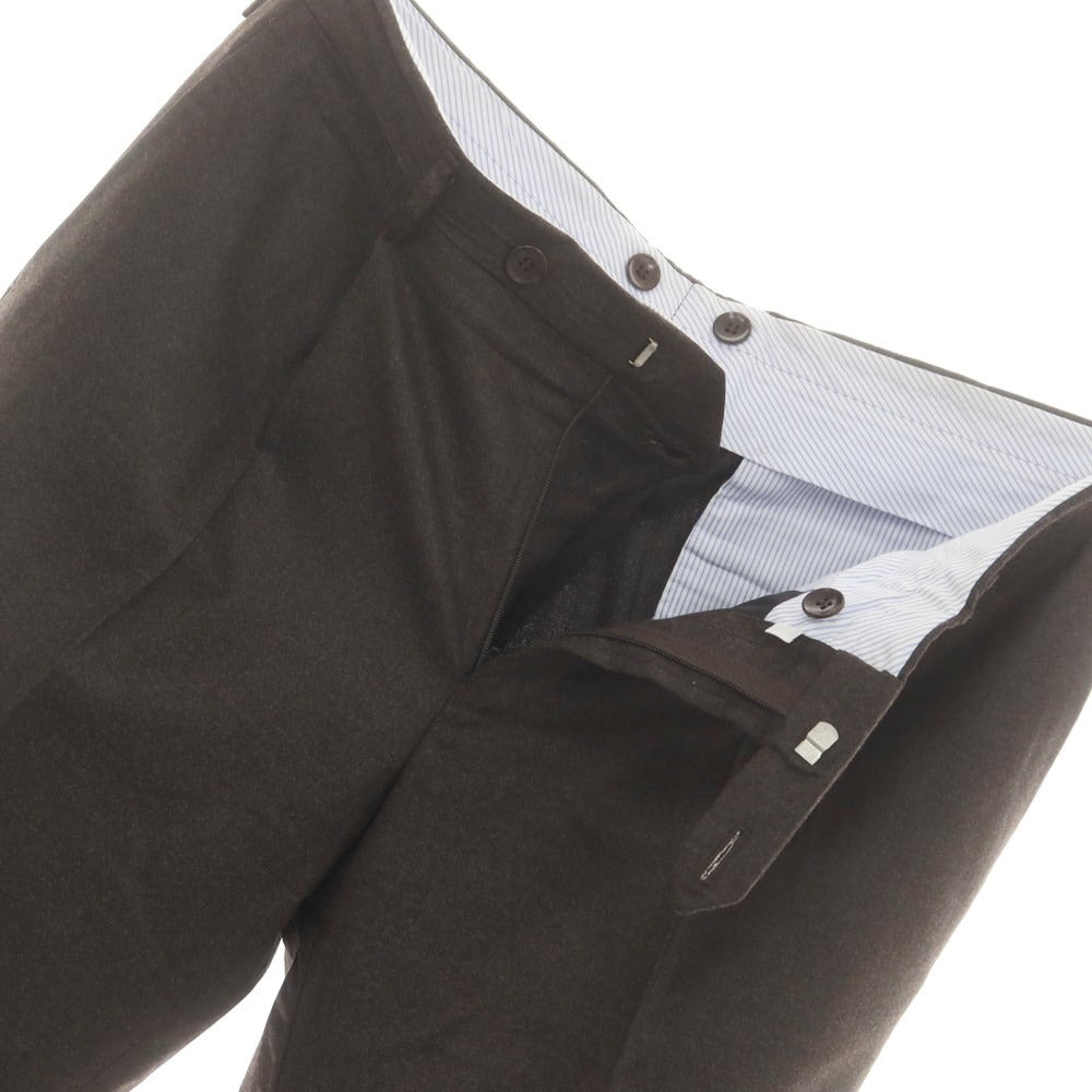 【中古】ロータ ROTA ウールカシミヤ ドレススラックスパンツ ブラウン【 48 】【 状態ランクC 】【 メンズ 】