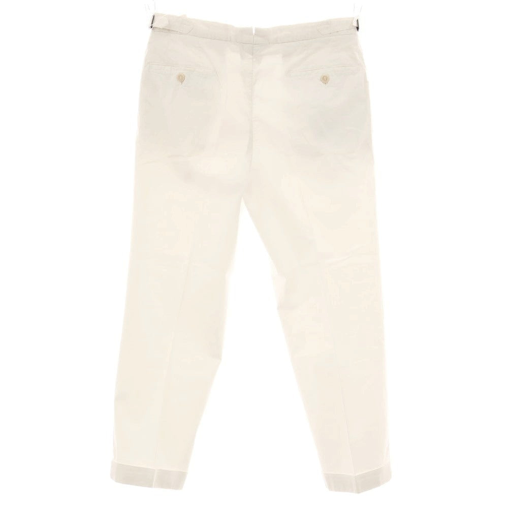 【中古】ロータスポーツ ROTA SPORTS ストレッチ コットン カジュアルスラックスパンツ ホワイト【サイズ32/48】【 状態ランクC 】【 メンズ 】