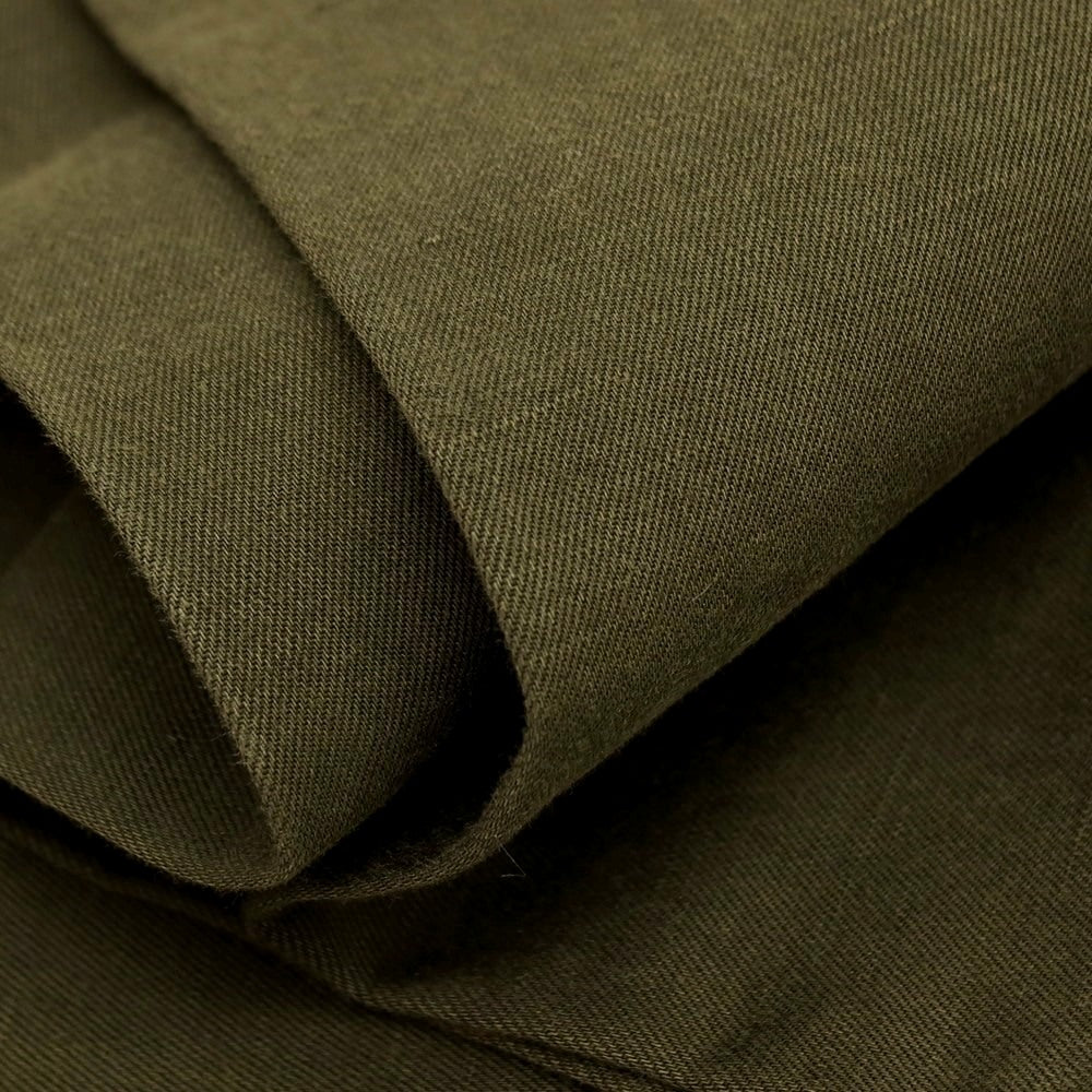 【中古】ロータスポーツ ROTA SPORTS コットンリネン カジュアルスラックスパンツ ダークオリーブ【サイズ48】【 状態ランクC 】【 メンズ 】