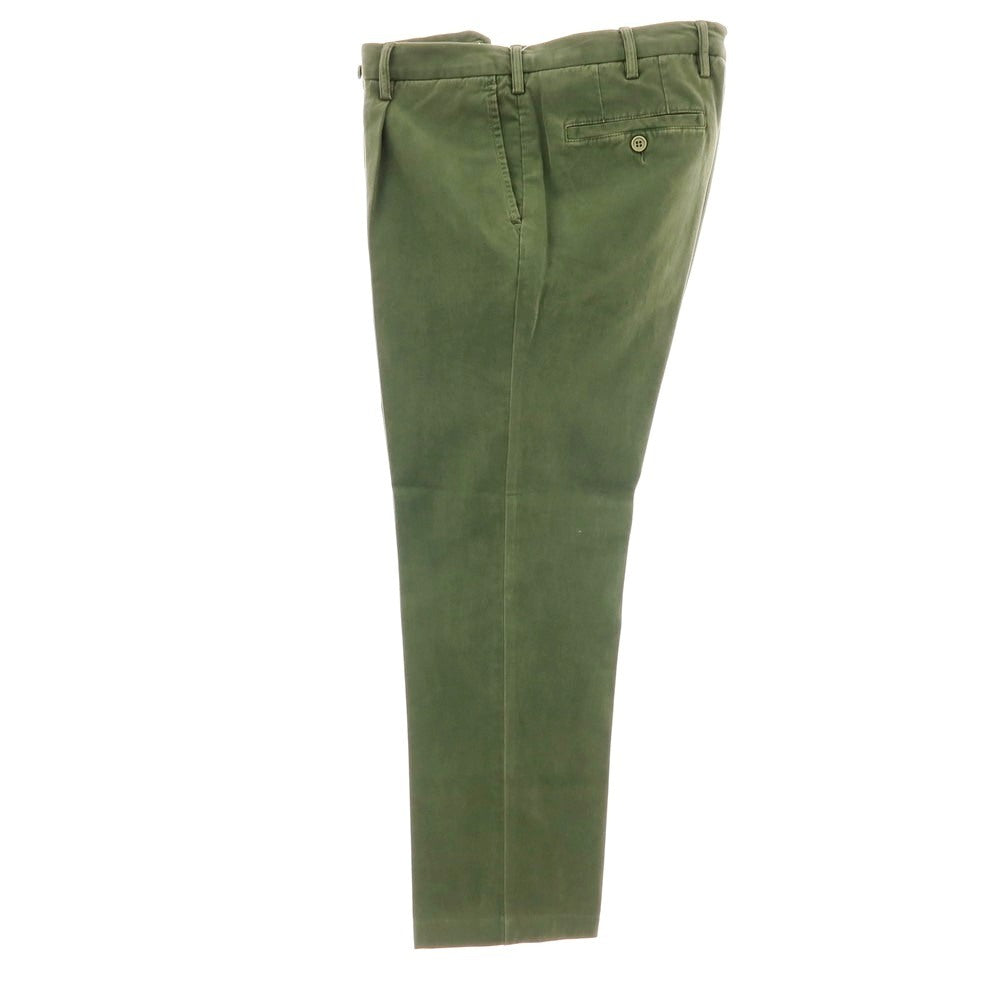 【中古】ロータスポーツ ROTA SPORTS コットンカシミヤ カジュアルスラックスパンツ オリーブグリーン【サイズ50】【 状態ランクC 】【 メンズ 】