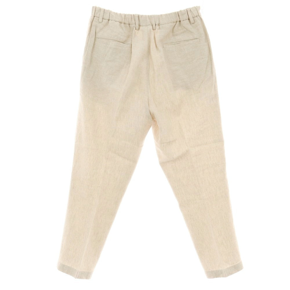 【中古】デヴォレ インチピット DEVORE Incipit リネンコットン イージースラックスパンツ ベージュ【サイズ48】【 状態ランクC 】【 メンズ 】