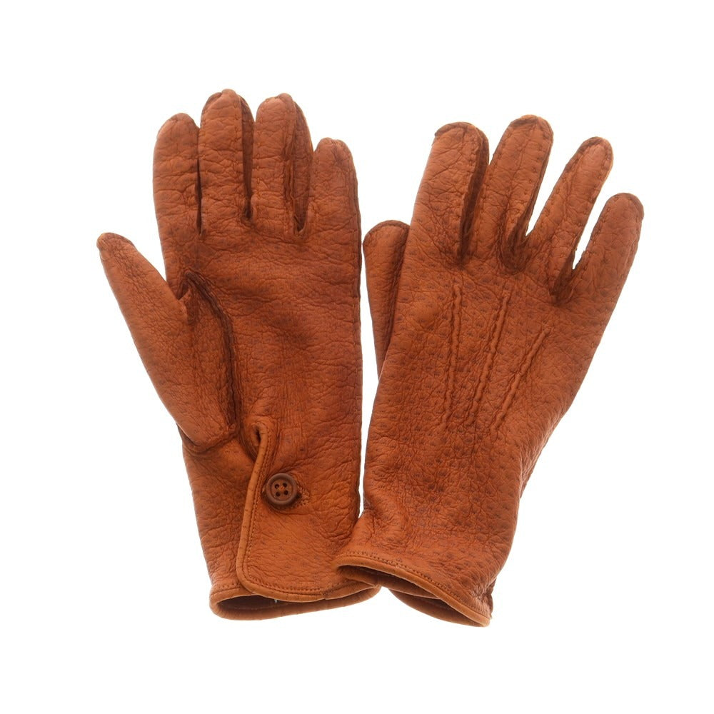 【中古】チェスタージェフリー CHESTER JEFFERIES レザー 手袋 グローブ ブラウン【 表記なし(M位) 】【 状態ランクB 】【 メンズ 】