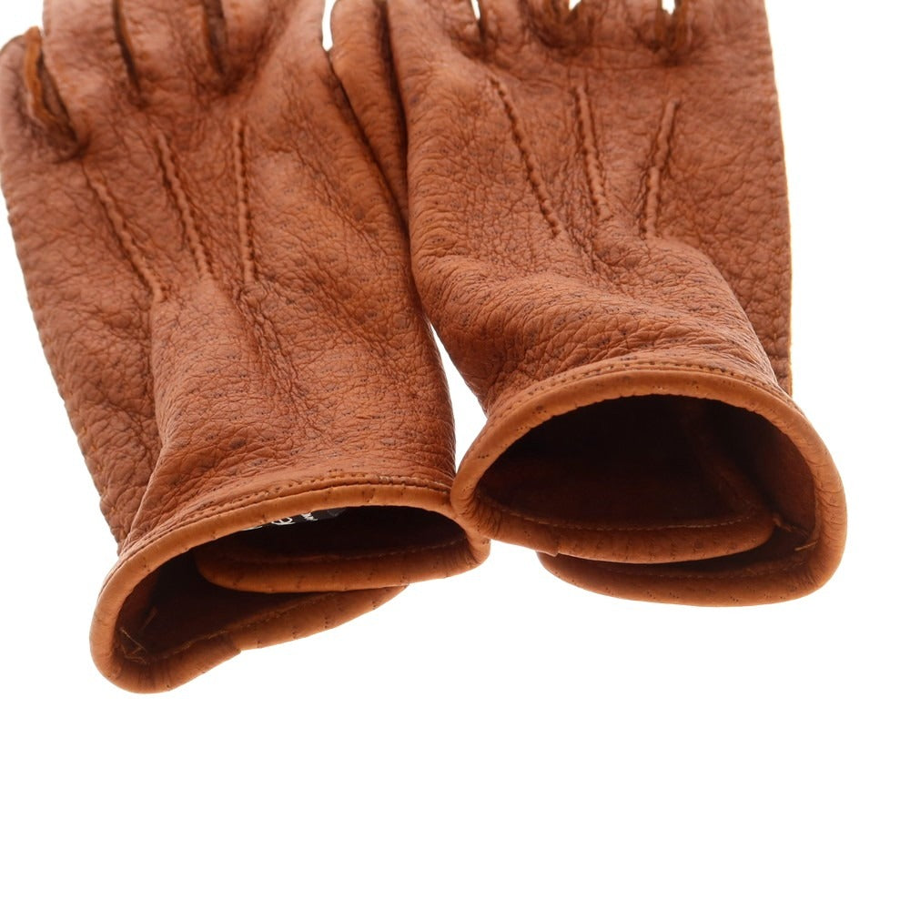 【中古】チェスタージェフリー CHESTER JEFFERIES レザー 手袋 グローブ ブラウン【 表記なし(M位) 】【 状態ランクB 】【 メンズ 】