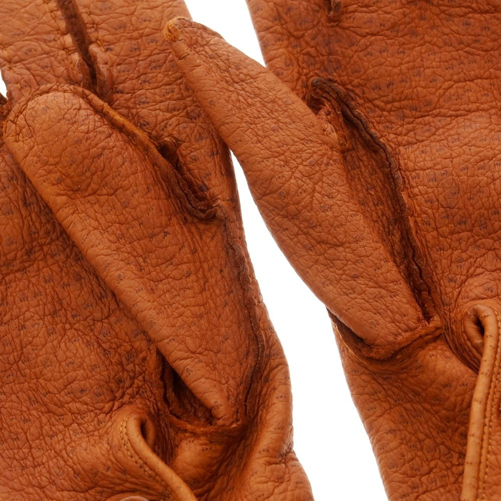 【中古】チェスタージェフリー CHESTER JEFFERIES レザー 手袋 グローブ ブラウン【 表記なし(M位) 】【 状態ランクB 】【 メンズ 】